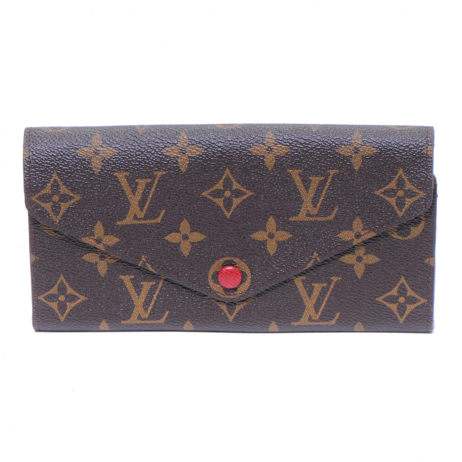 Louis Vuitton Monogram Josephine Wallet Red 1 of 8