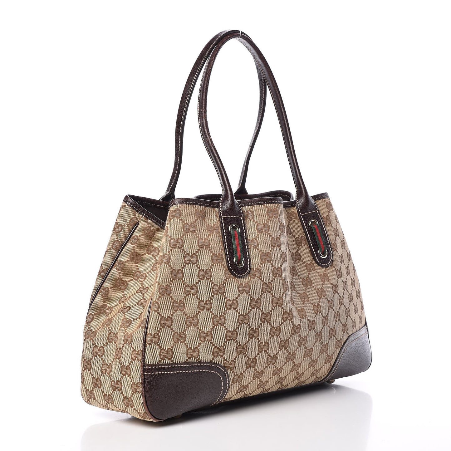 Monogram Medium Princy Tote Dark Brown