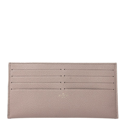 Louis Vuitton Calfskin Felicie Chain Wallet Card Holder Insert Tourterelle 1 of 8