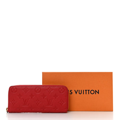 Louis Vuitton Empreinte Clemence Wallet Cherry 8 of 8