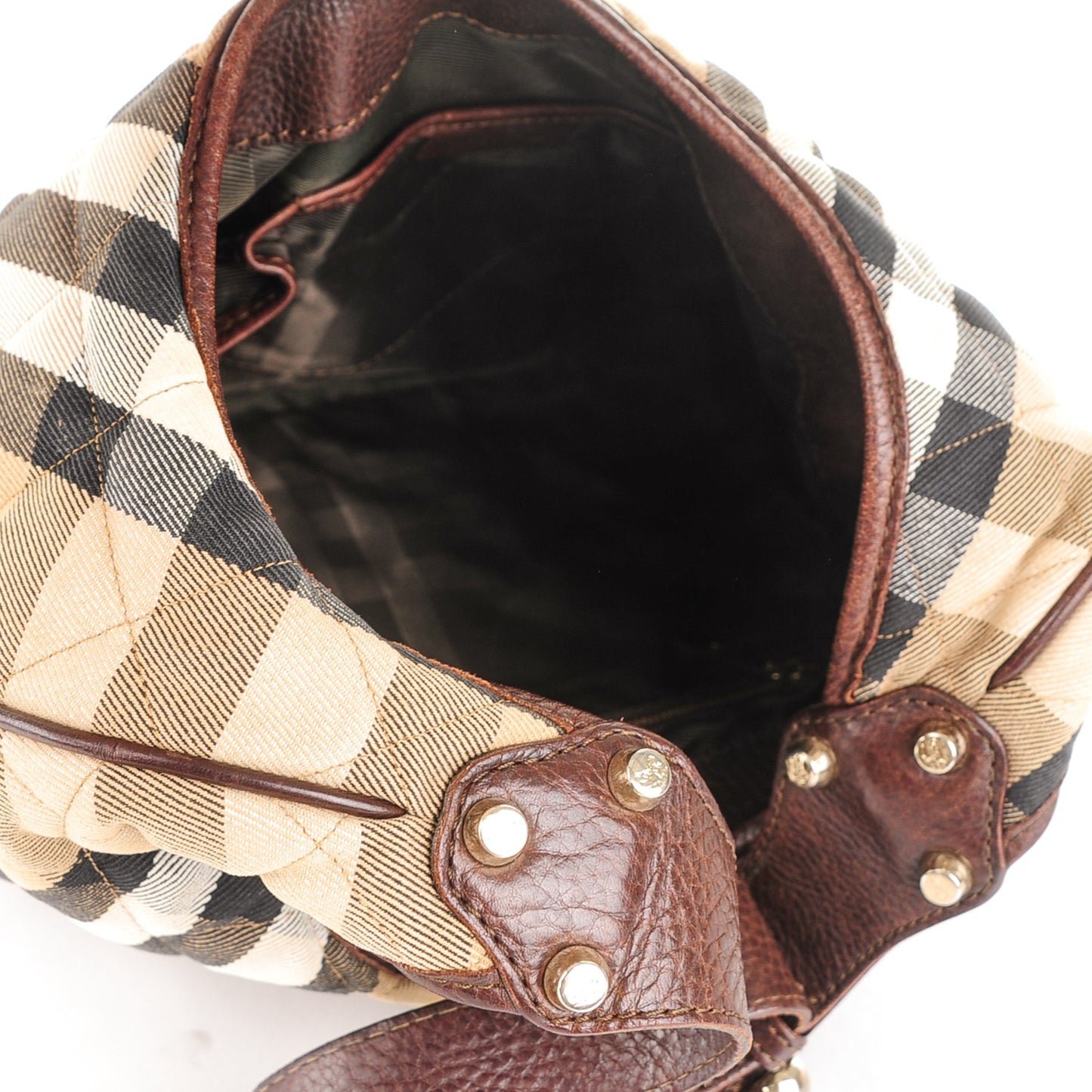 House Check Quilted Brook Hobo