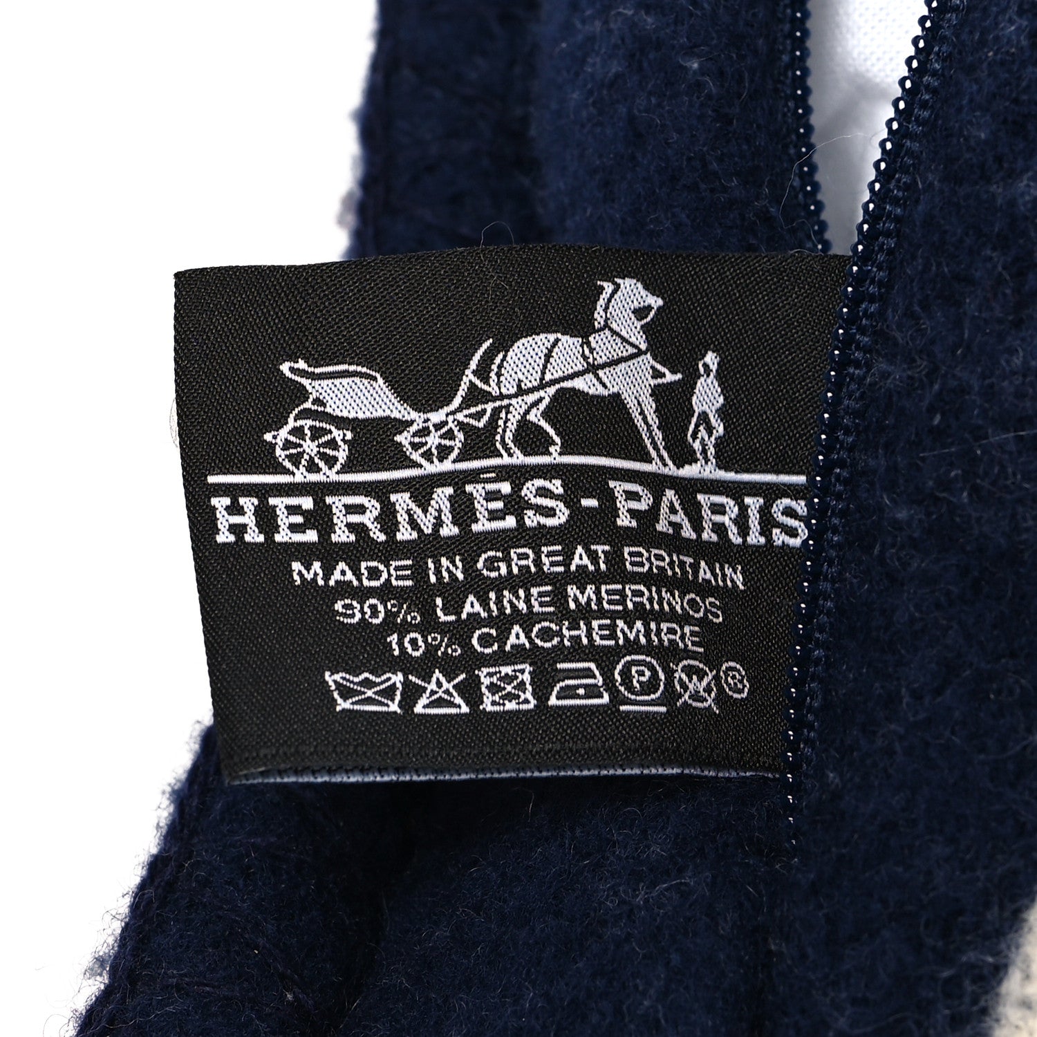 Hermes Wool Cashmere Avalon III Pillow PM Ecru Caban 3 of 3