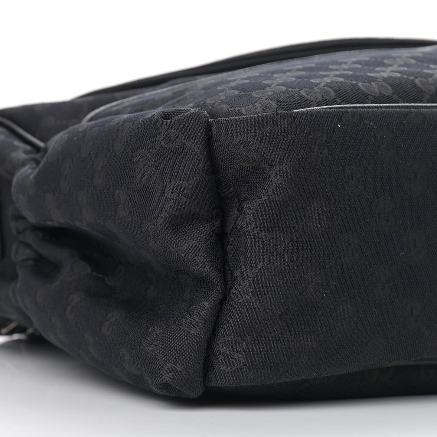 Monogram Large Diaper Bag Black