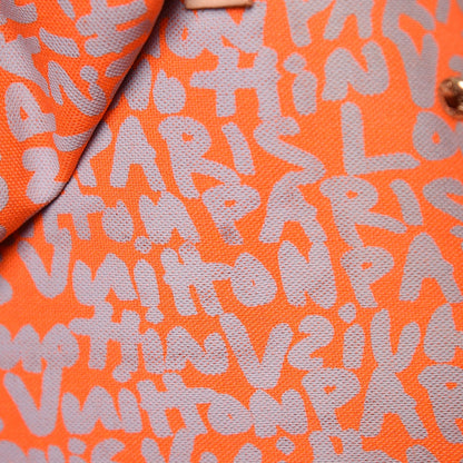 Louis Vuitton Monogram Graffiti Neverfull GM Orange 8 of 9