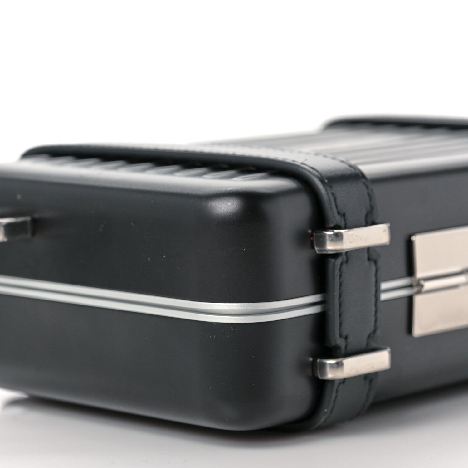 Christian Dior X RIMOWA Aluminum Personal Clutch On Strap Black 8 of 11