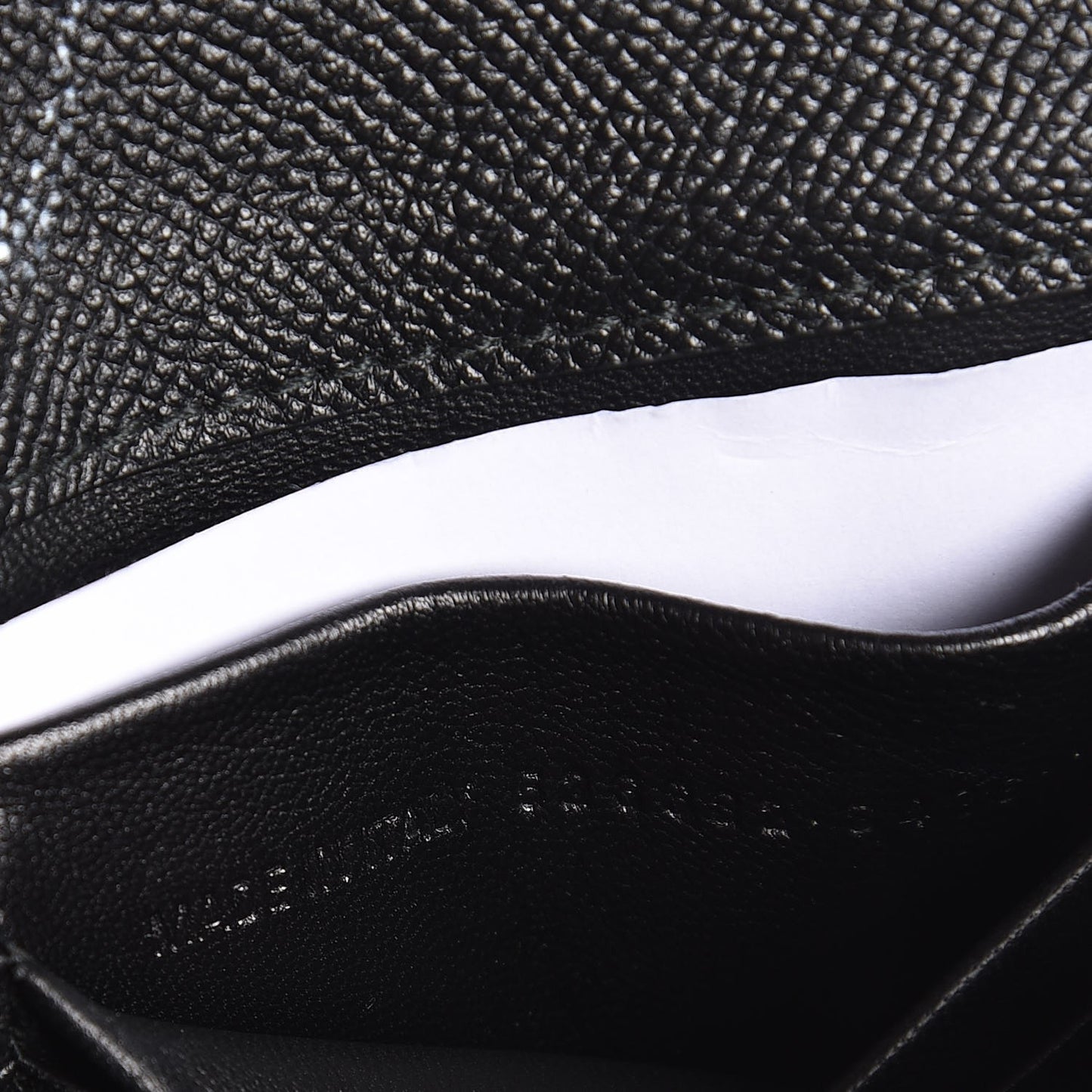 Calfskin Graffiti BB Chain Wallet Black Multicolor
