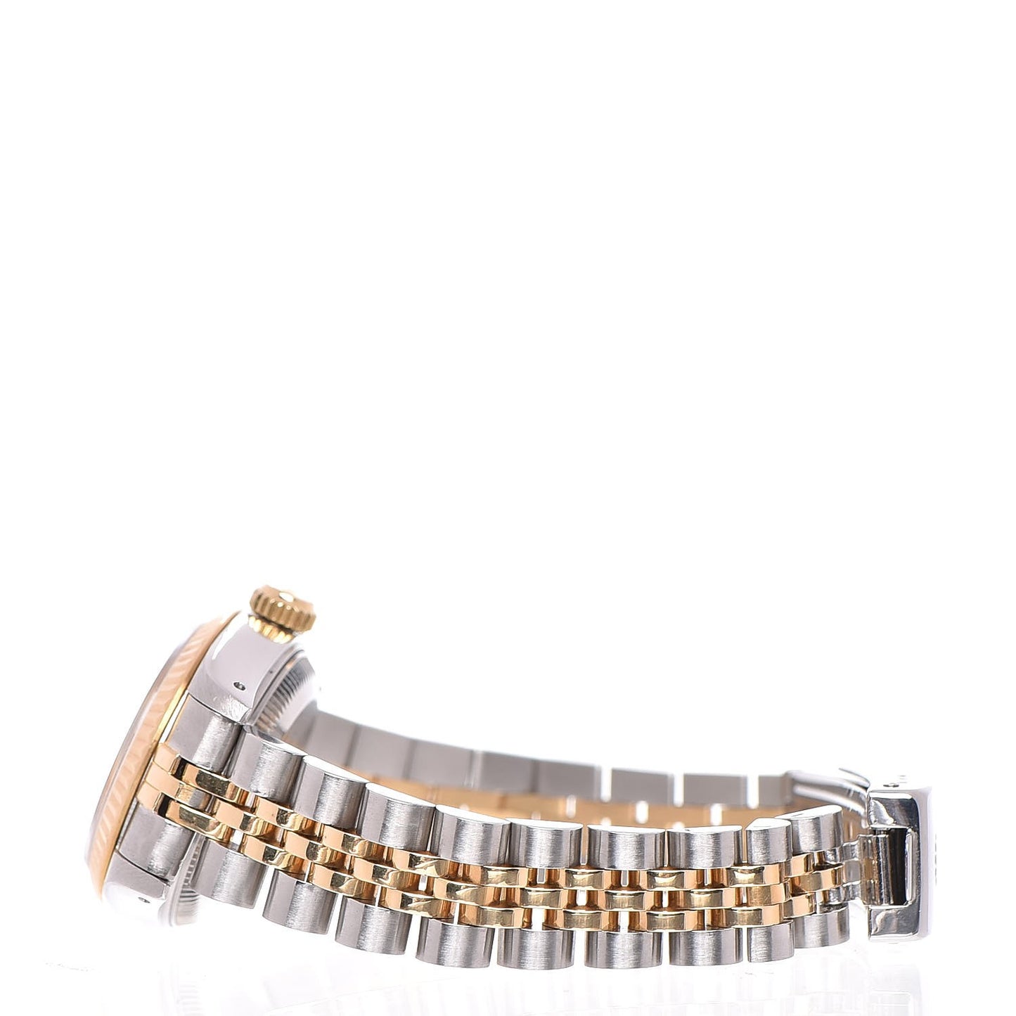 Stainless Steel 18K Yellow Gold 26mm Oyster Perpetual Datejust Watch Silver 69173