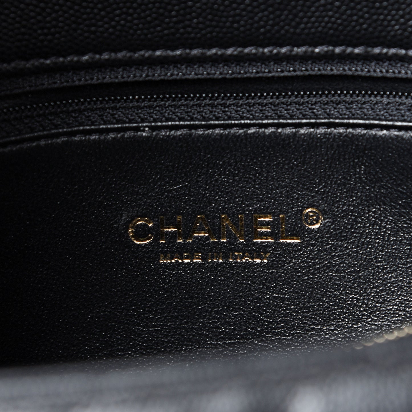 Caviar Lizard Quilted Medium Coco Handle Flap Black
