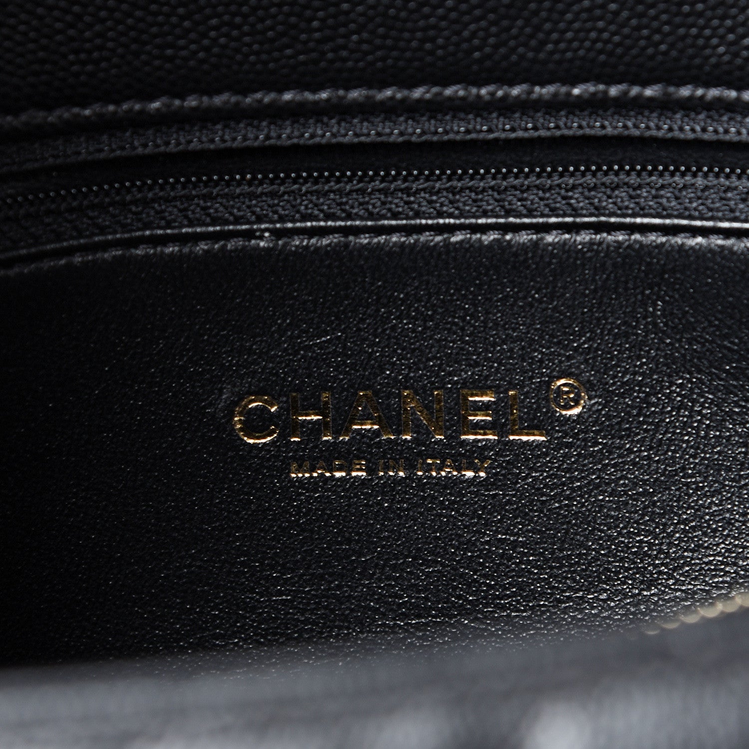 Chanel Caviar Lizard Quilted Medium Coco Handle Flap Black 5 of 10