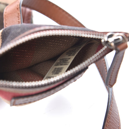 Burberry Canvas Mega Check Camouflage Mini Susanna Hobo Russet Brown 9 of 15