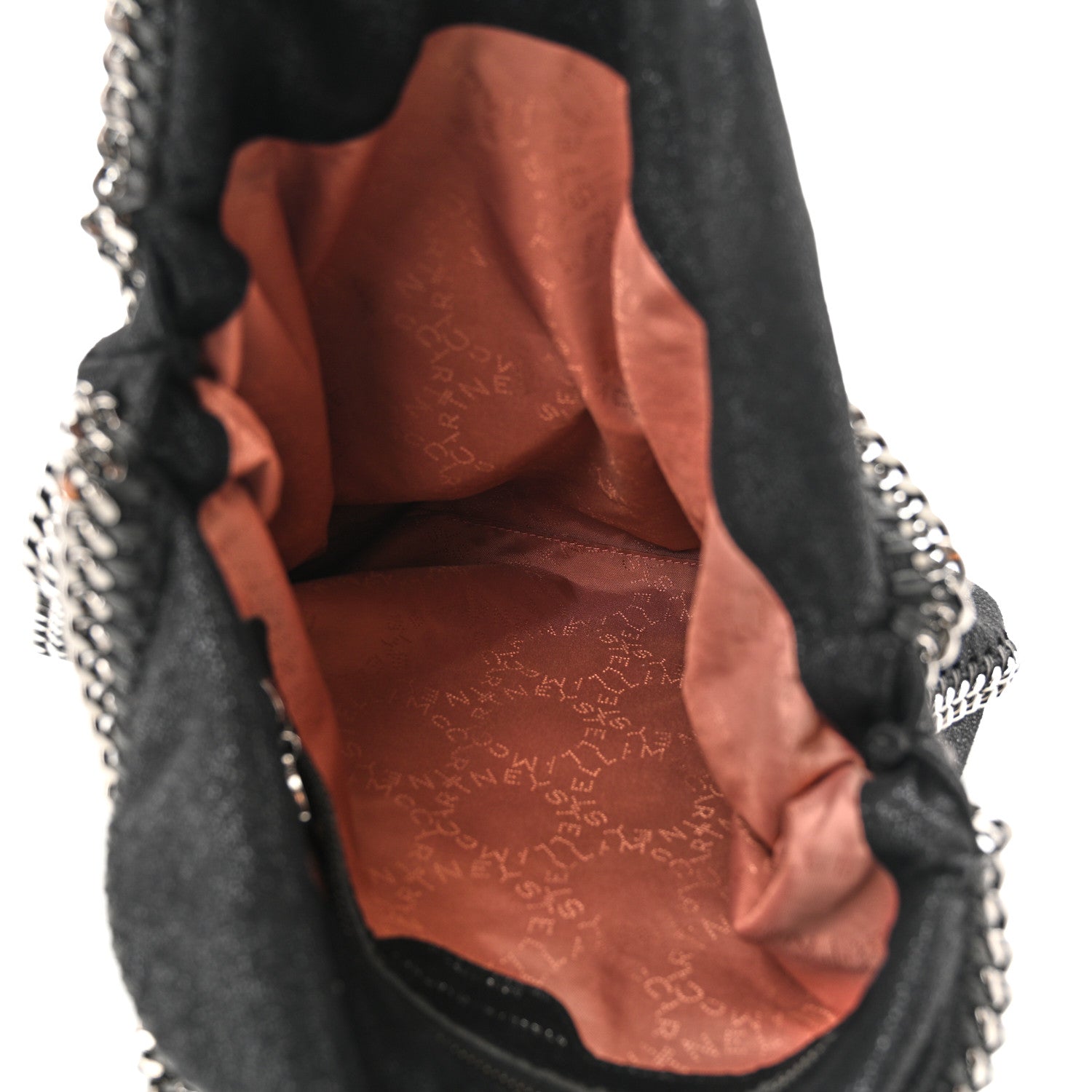 Stella McCartney Shaggy Deer Falabella Fold Over Tote Black 5 of 9