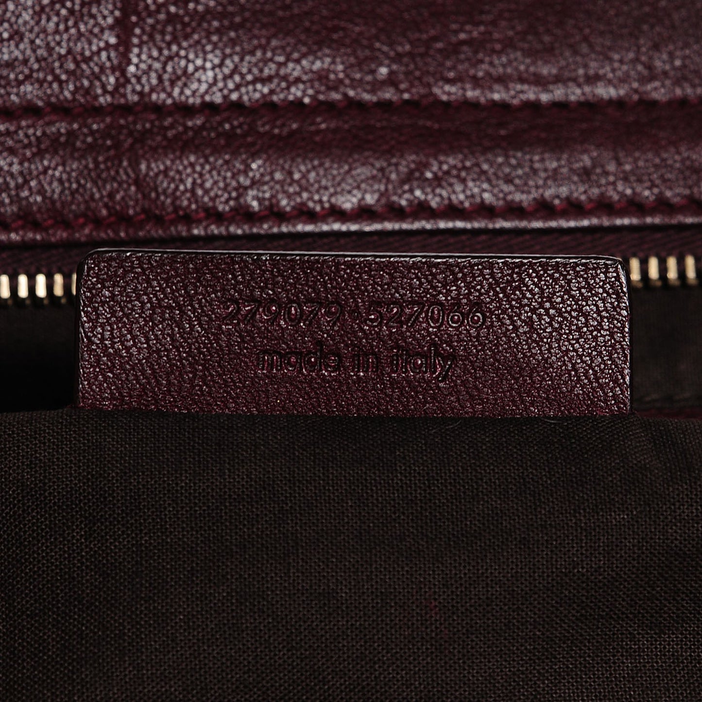 Sheepskin Medium Cabas ChYc Plum