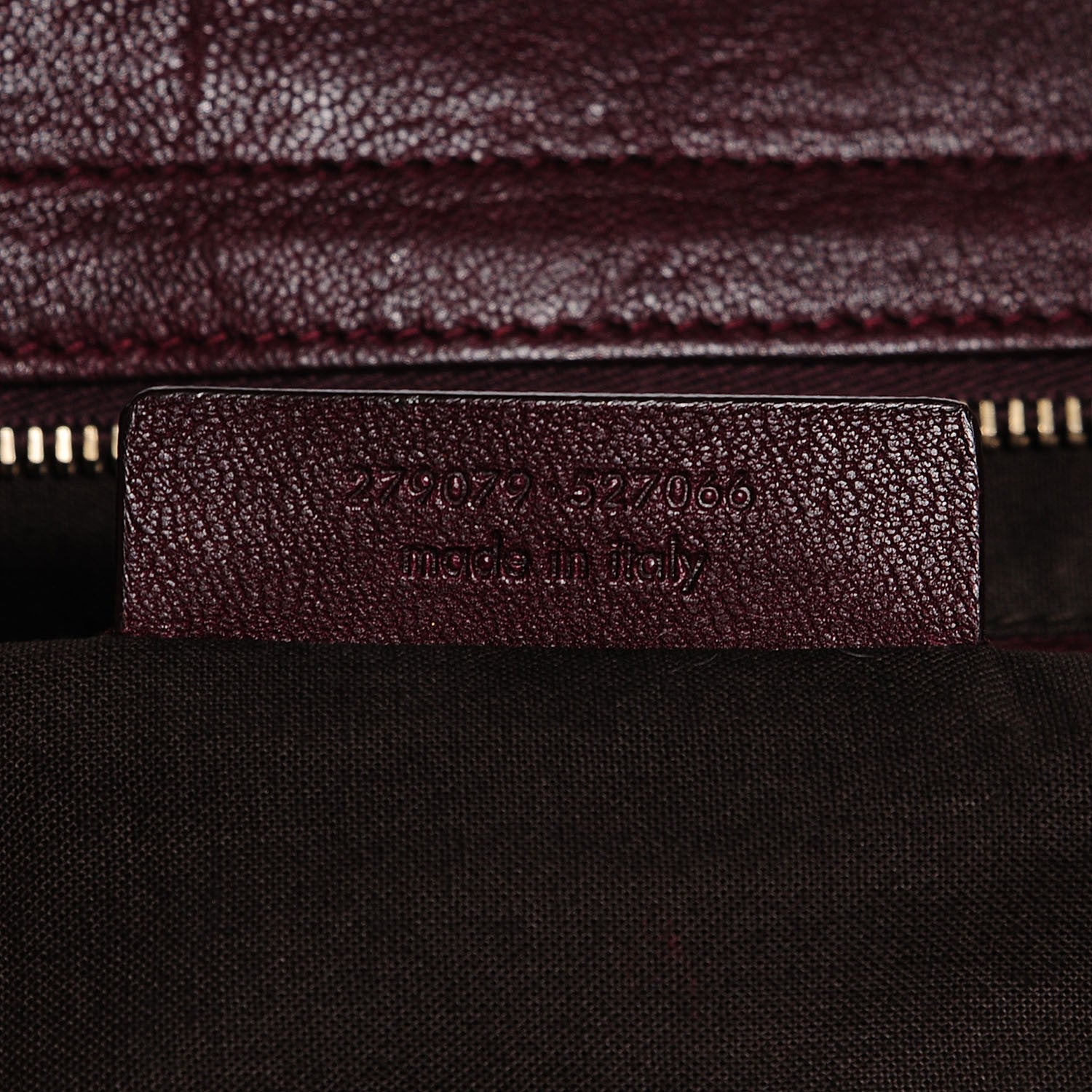 Saint Laurent Sheepskin Medium Cabas ChYc Plum 6 of 8