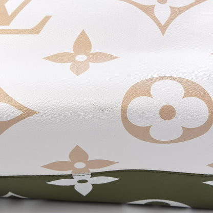 Louis Vuitton Monogram Giant Onthego GM Kaki Beige 10 of 13