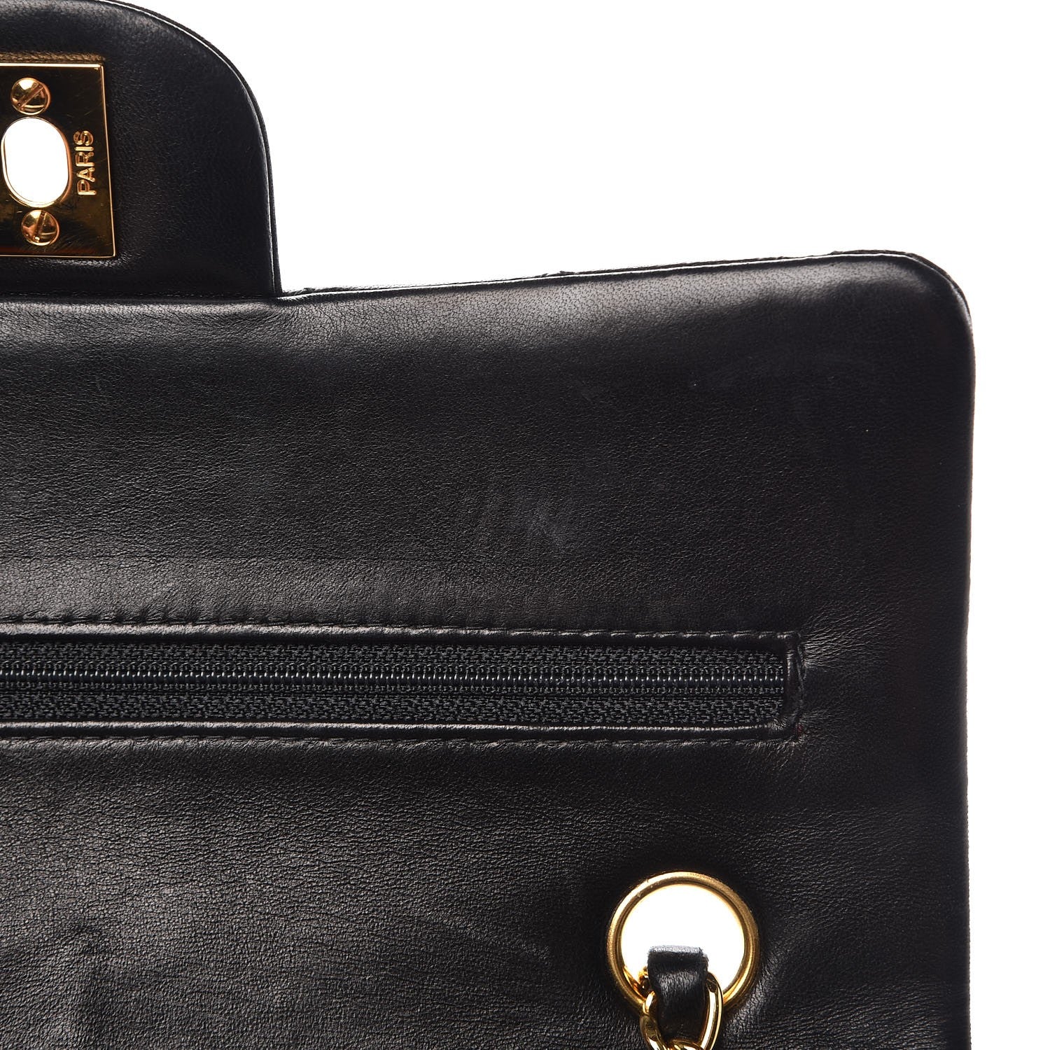 Chanel Lambskin Quilted Small Double Flap Black 8 of 10