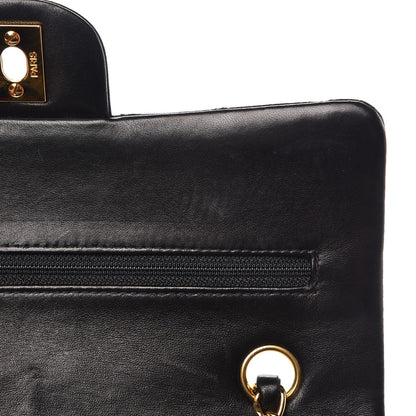 Chanel Lambskin Quilted Small Double Flap Black 8 of 10