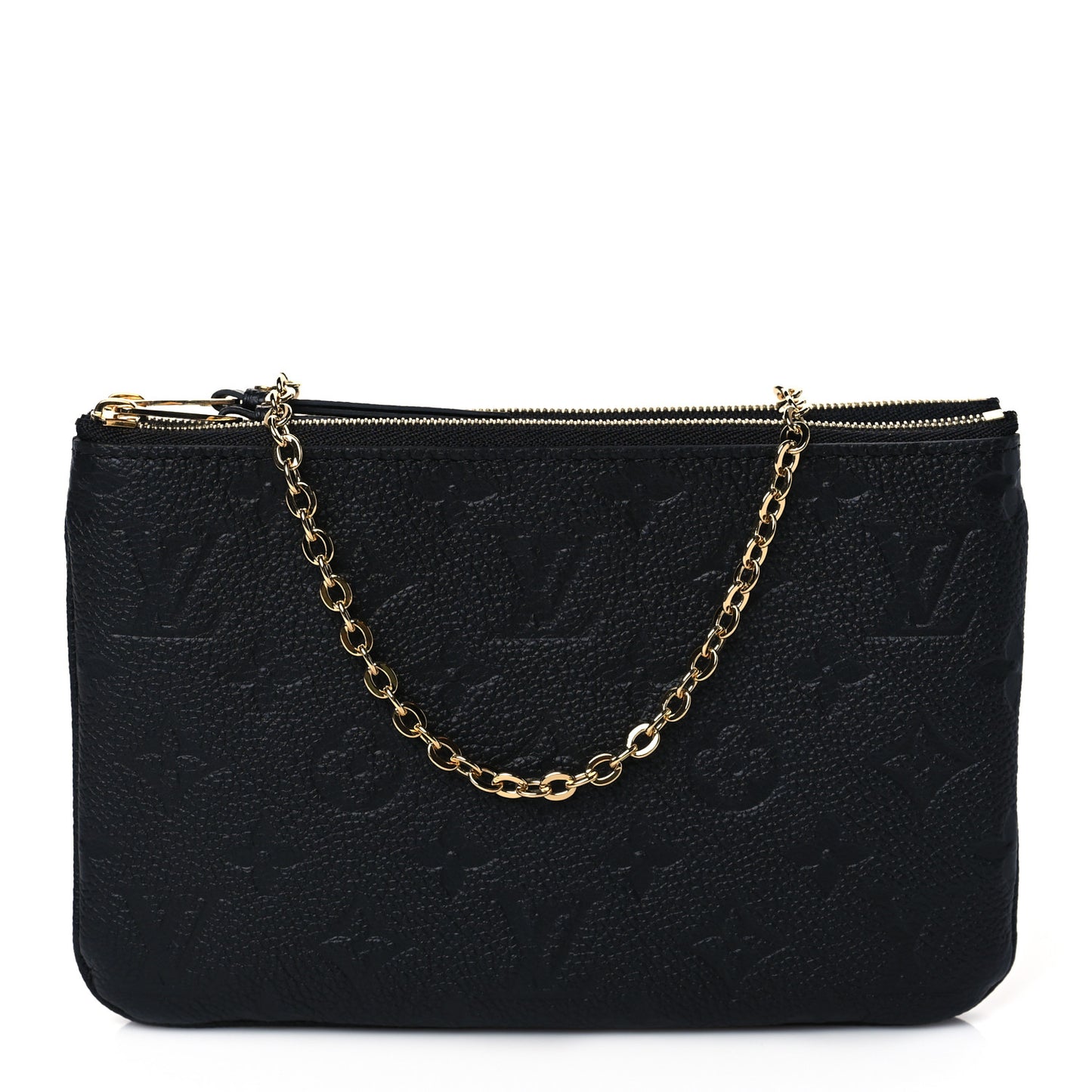 Empreinte Double Zip Pochette Black