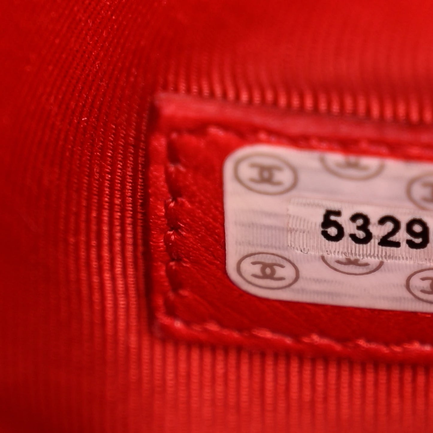 Lambskin CC Timeless Backpack Red