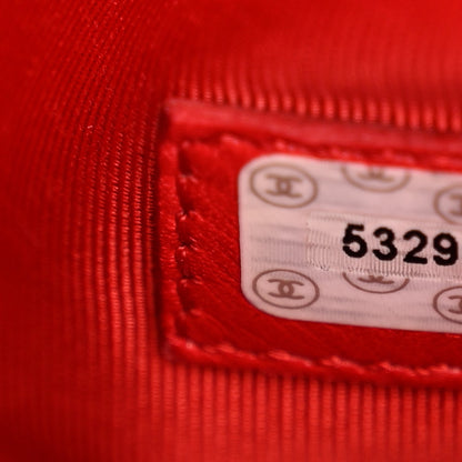 Chanel Lambskin CC Timeless Backpack Red 7 of 13