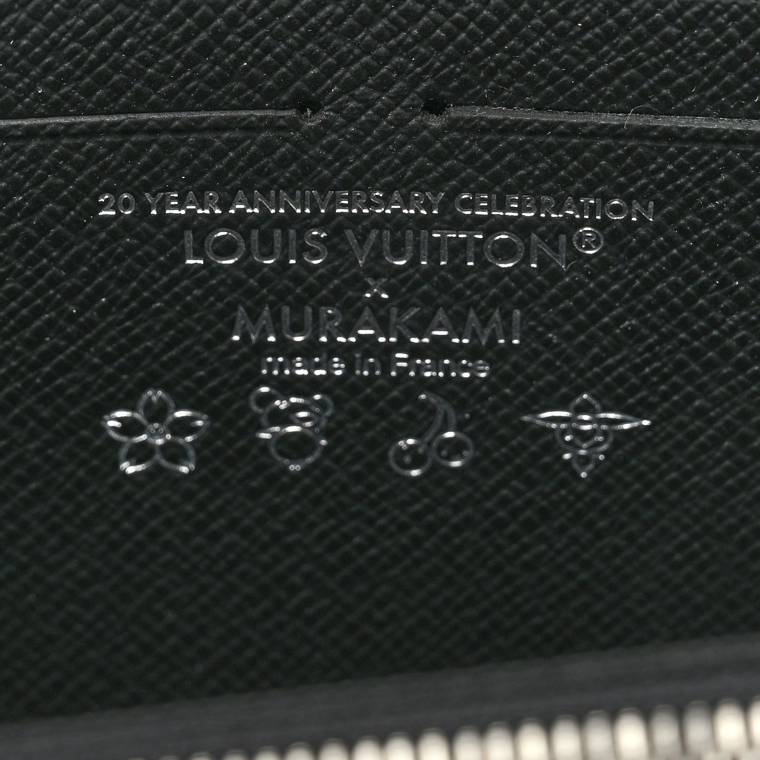 Louis Vuitton LV X TM Monogram Multicolor Clemence Wallet Black 6 of 8