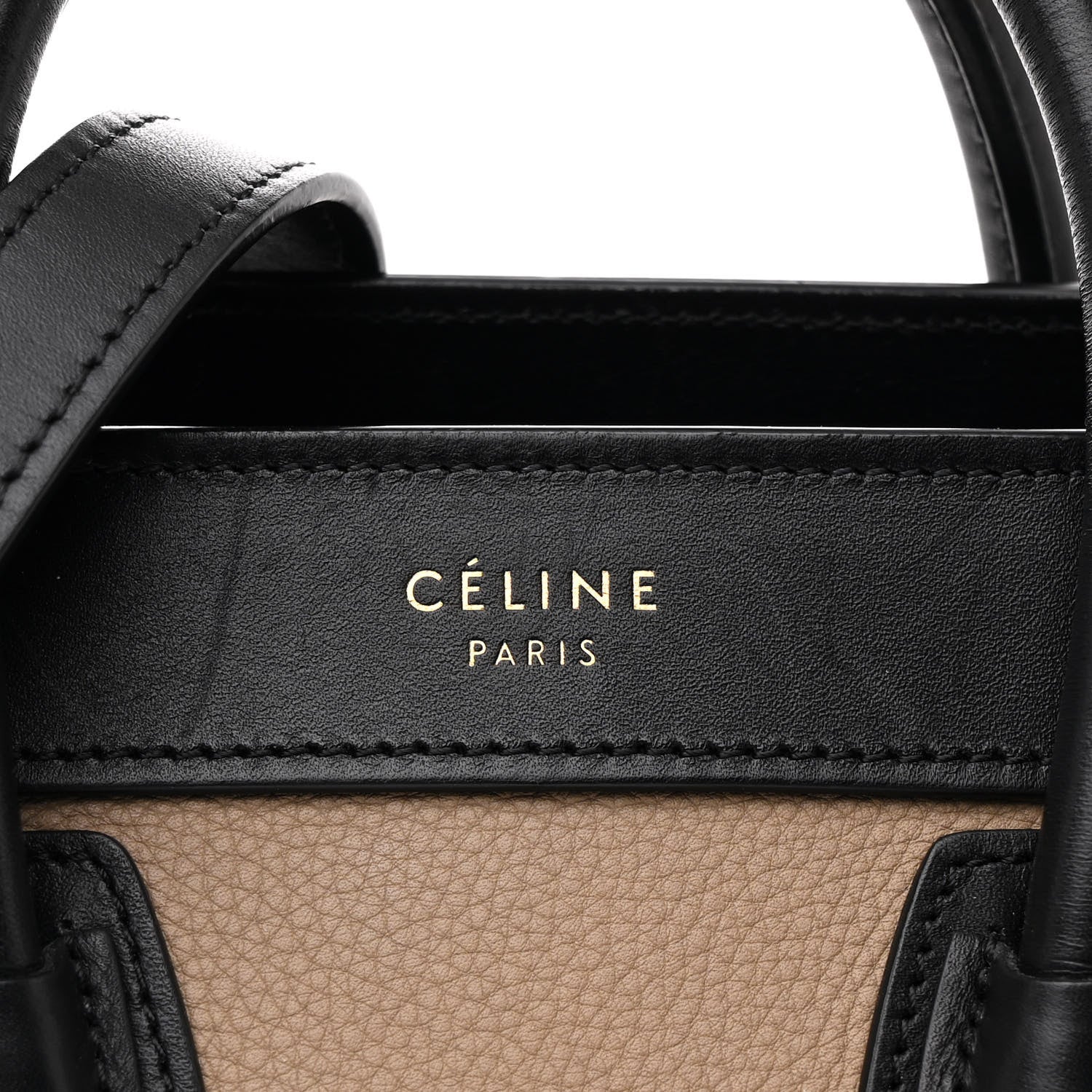 Celine Elephant Calfskin Nano Tri-Color Luggage Beige 8 of 12