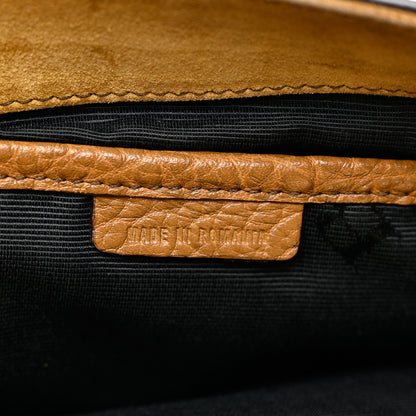 Burberry Heritage Grain Sonnet Clutch Brown 6 of 8