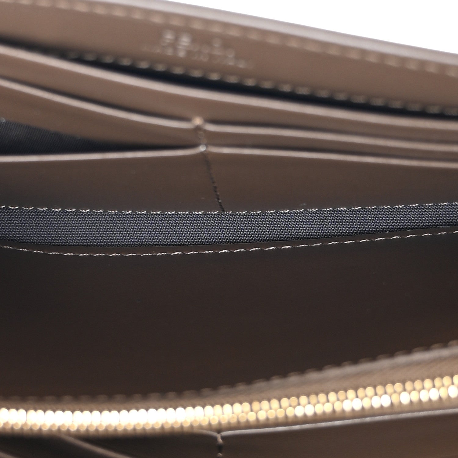 Fendi Vitello Soft F is Fendi Bi-Color FF 1974 Embossed Continental Envelope Wallet Maya Black 5 of 10