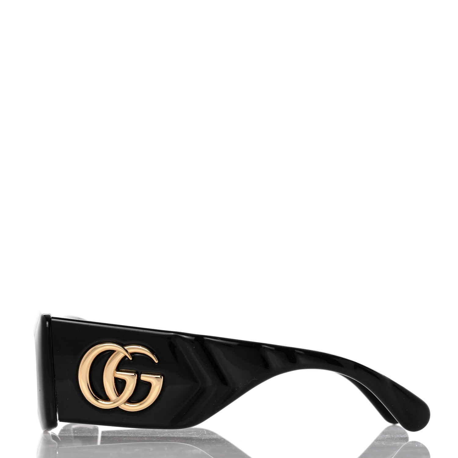 Gucci Acetate Rectangular Sunglasses GG0811S Black 3 of 9