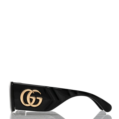 Gucci Acetate Rectangular Sunglasses GG0811S Black 3 of 9