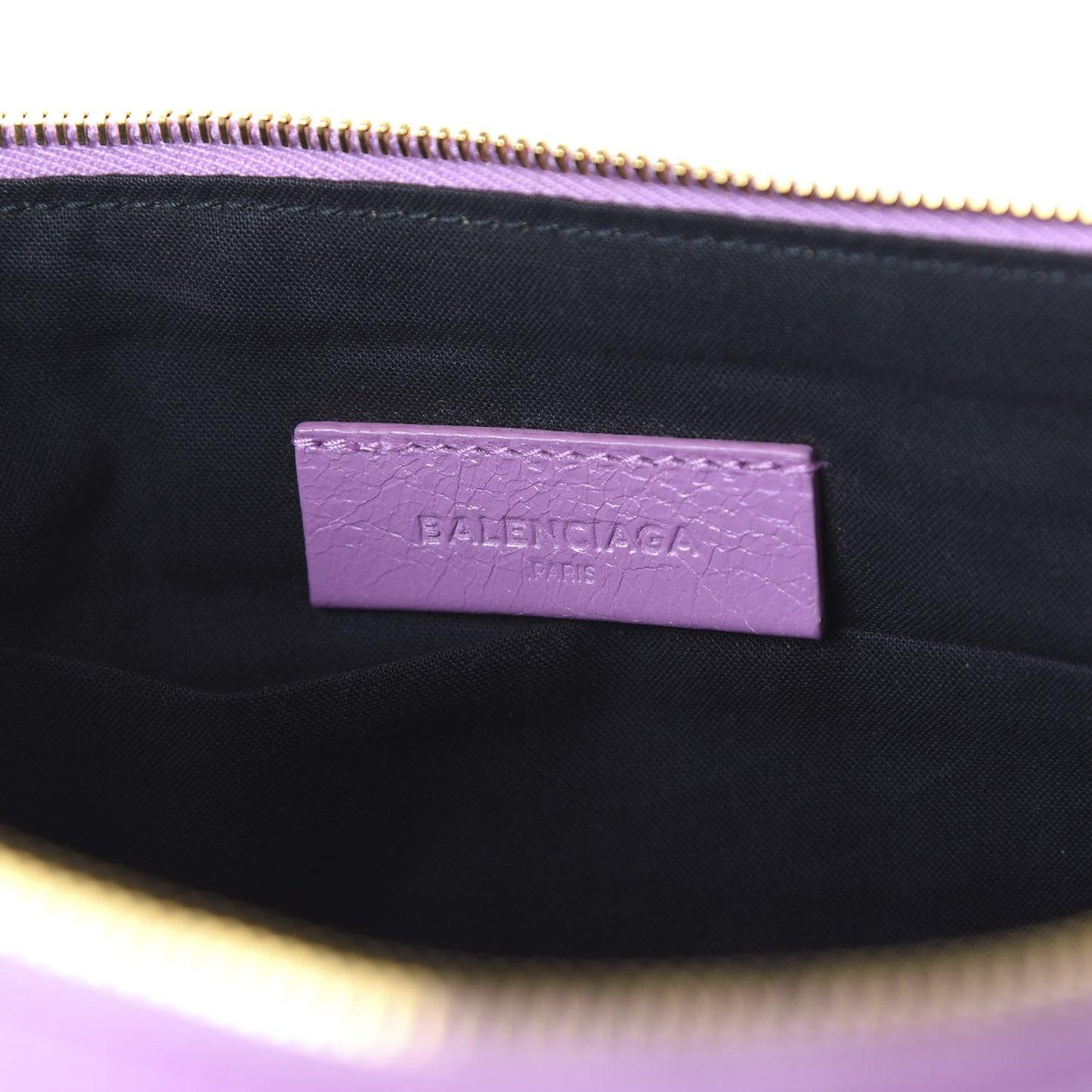 Agneau Giant 12 Gold Hardware Pouch Clutch Rose Berlingot