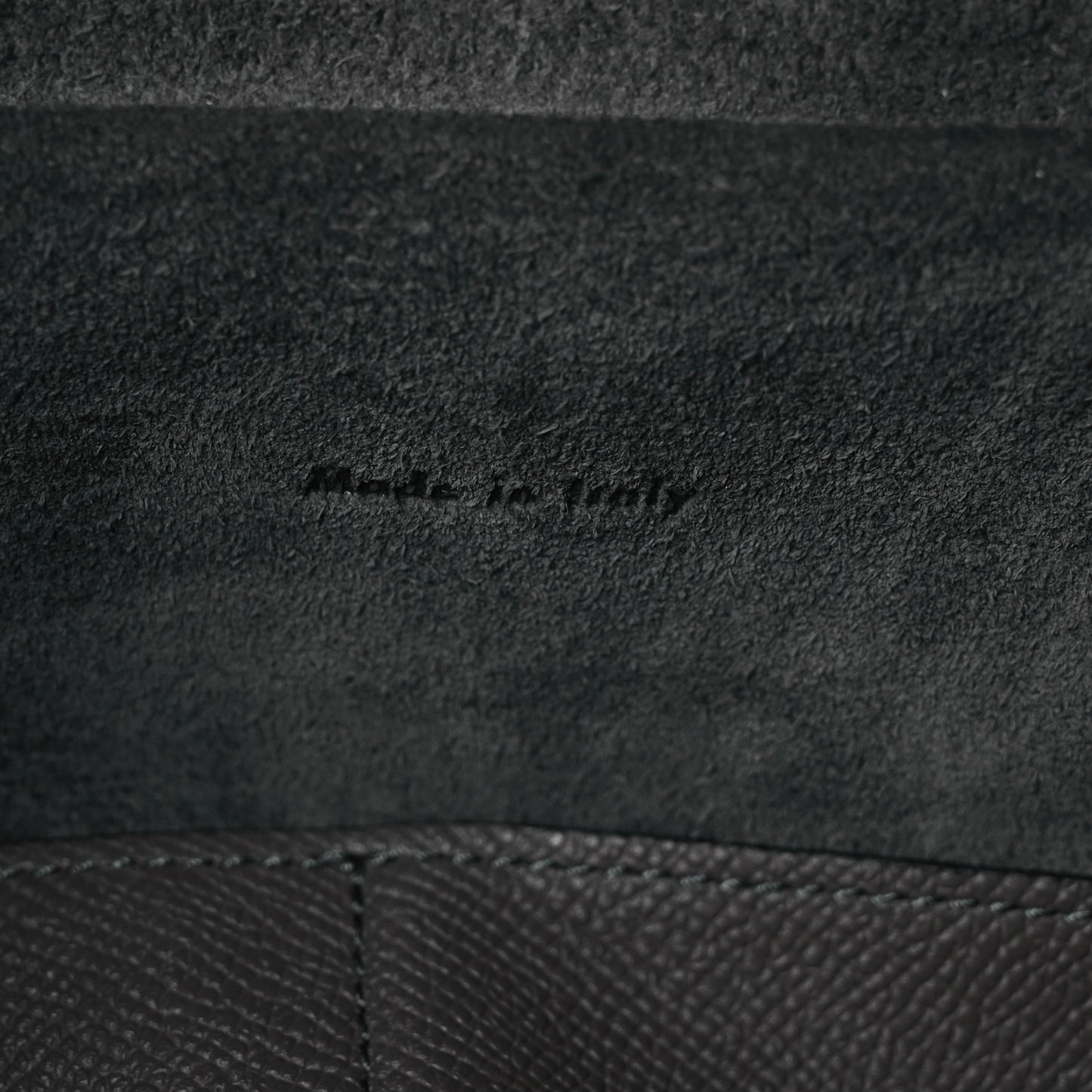 Grained Calfskin Mini Belt Bag Grey Grey