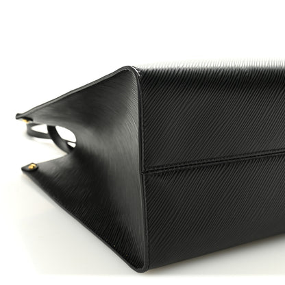 Louis Vuitton Epi Onthego MM Black 8 of 9