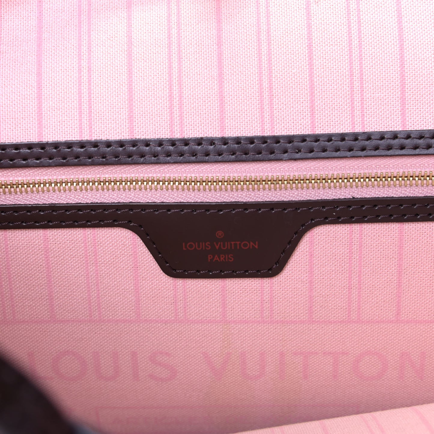 Damier Ebene Neo Neverfull MM Rose Ballerine