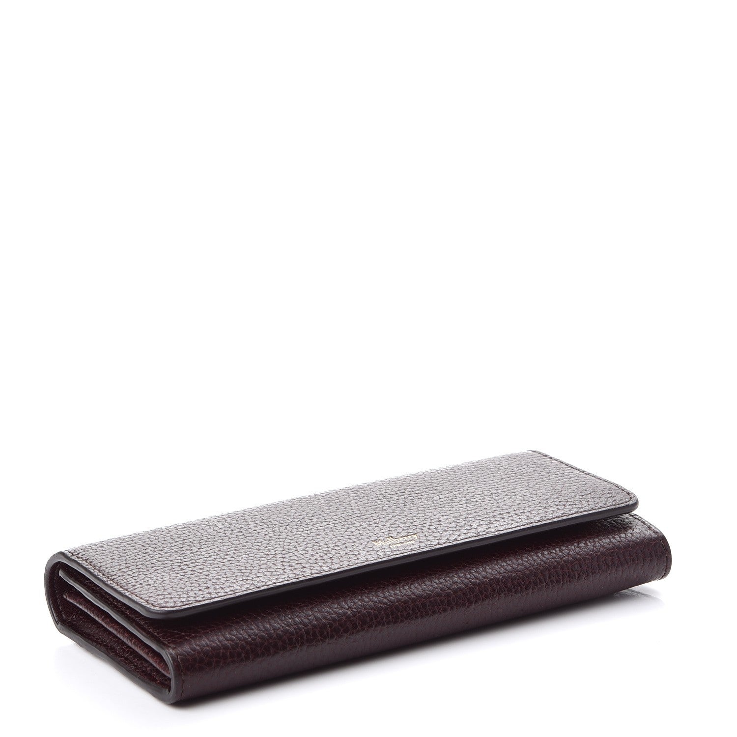 Mulberry Natural Grain Calfskin Continental Wallet Oxblood 4 of 9