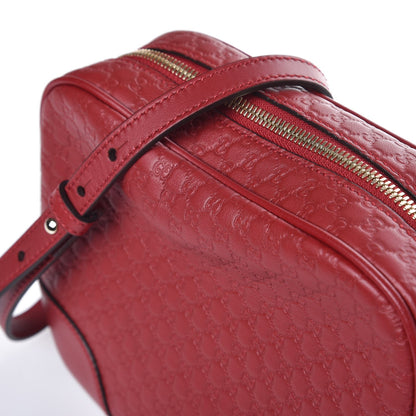 Gucci Microguccissima Mini Bree Messenger Bag Red 9 of 15