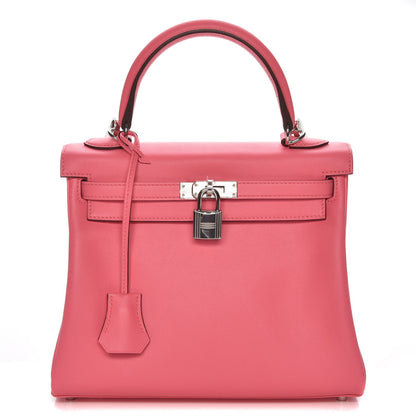 Hermes Swift Kelly Retourne 25 Rose Azalee 1 of 31