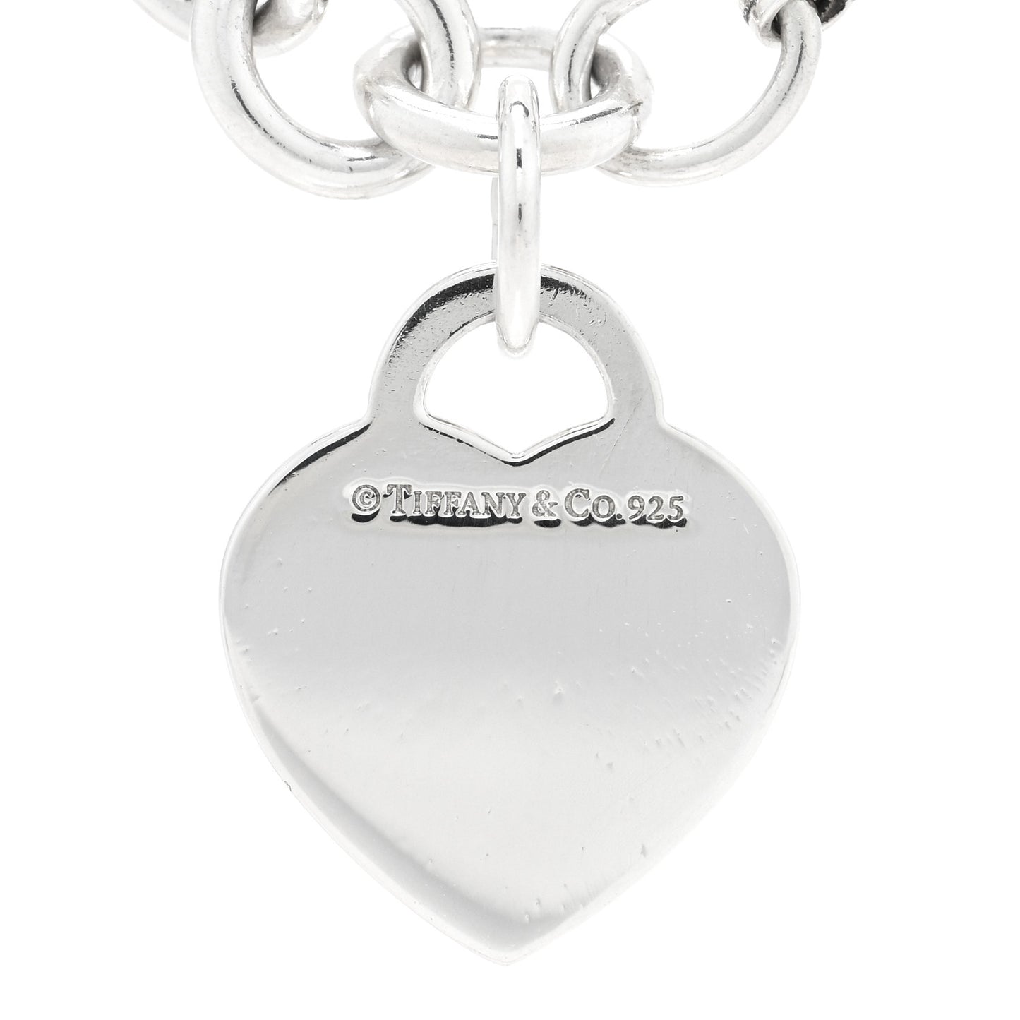 Sterling Silver Return to Tiffany Heart Tag Charm Bracelet
