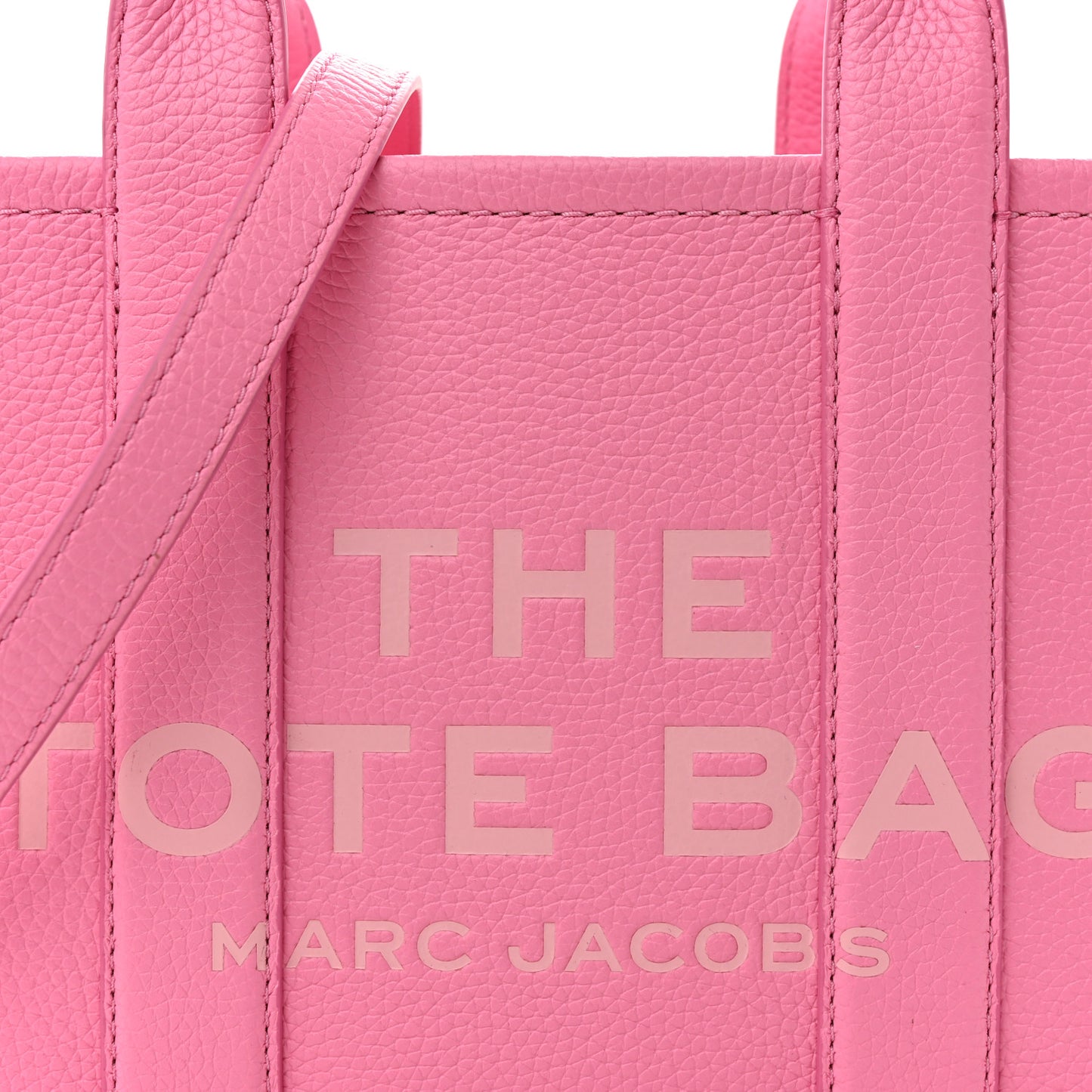 Grained Calfskin Small The Tote Bag Petal Pink