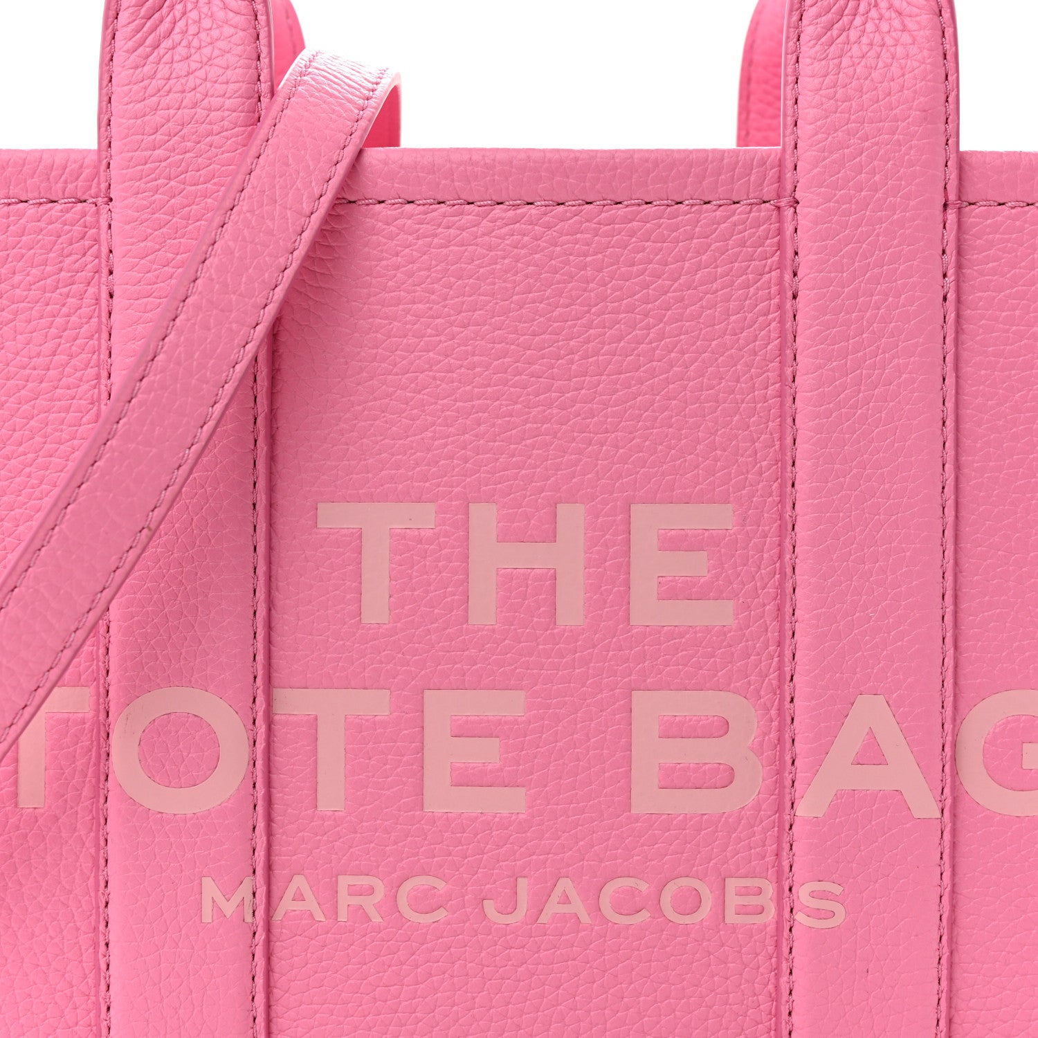 Marc Jacobs Grained Calfskin Small The Tote Bag Petal Pink 8 of 12