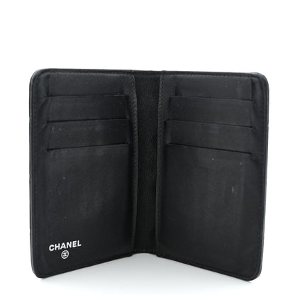 Chanel Patent Quilted Card Holder Wallet Black 5 of 12