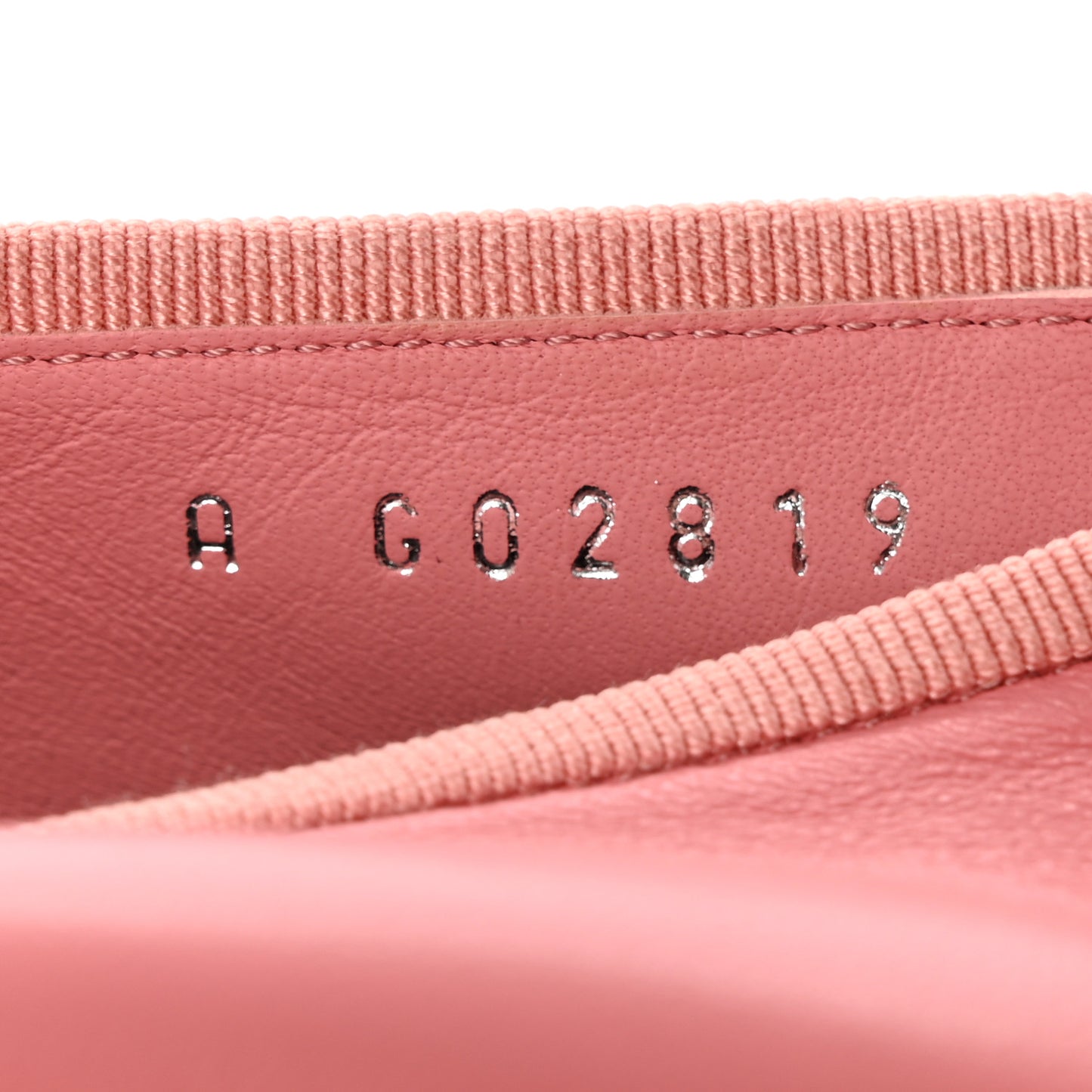 Lambskin Cap Toe CC Ballerina Flats 41 Coral Black