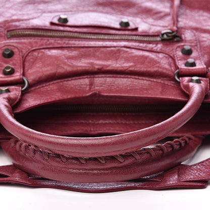 Balenciaga Agneau Classic Hardware City Cassis 11 of 17