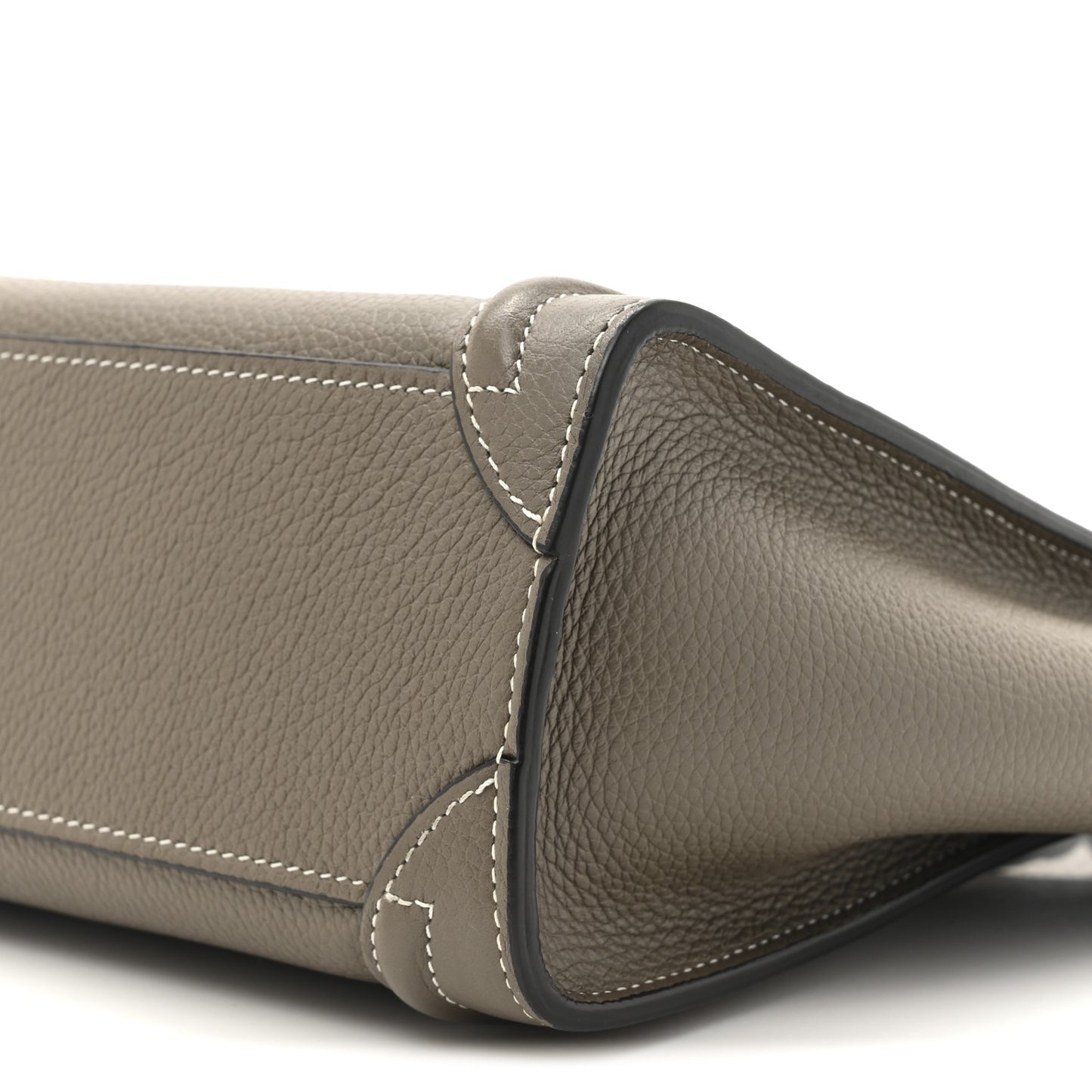 Drummed Calfskin Nano Luggage Souris