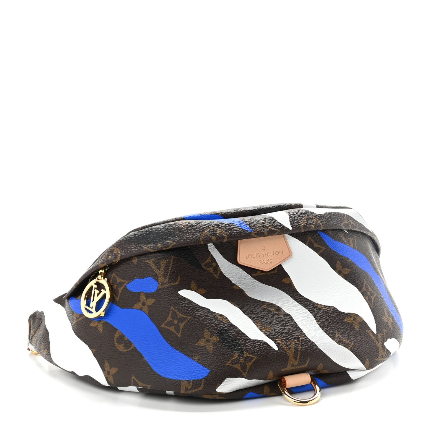 X LOL Monogram Bumbag Blue Silver