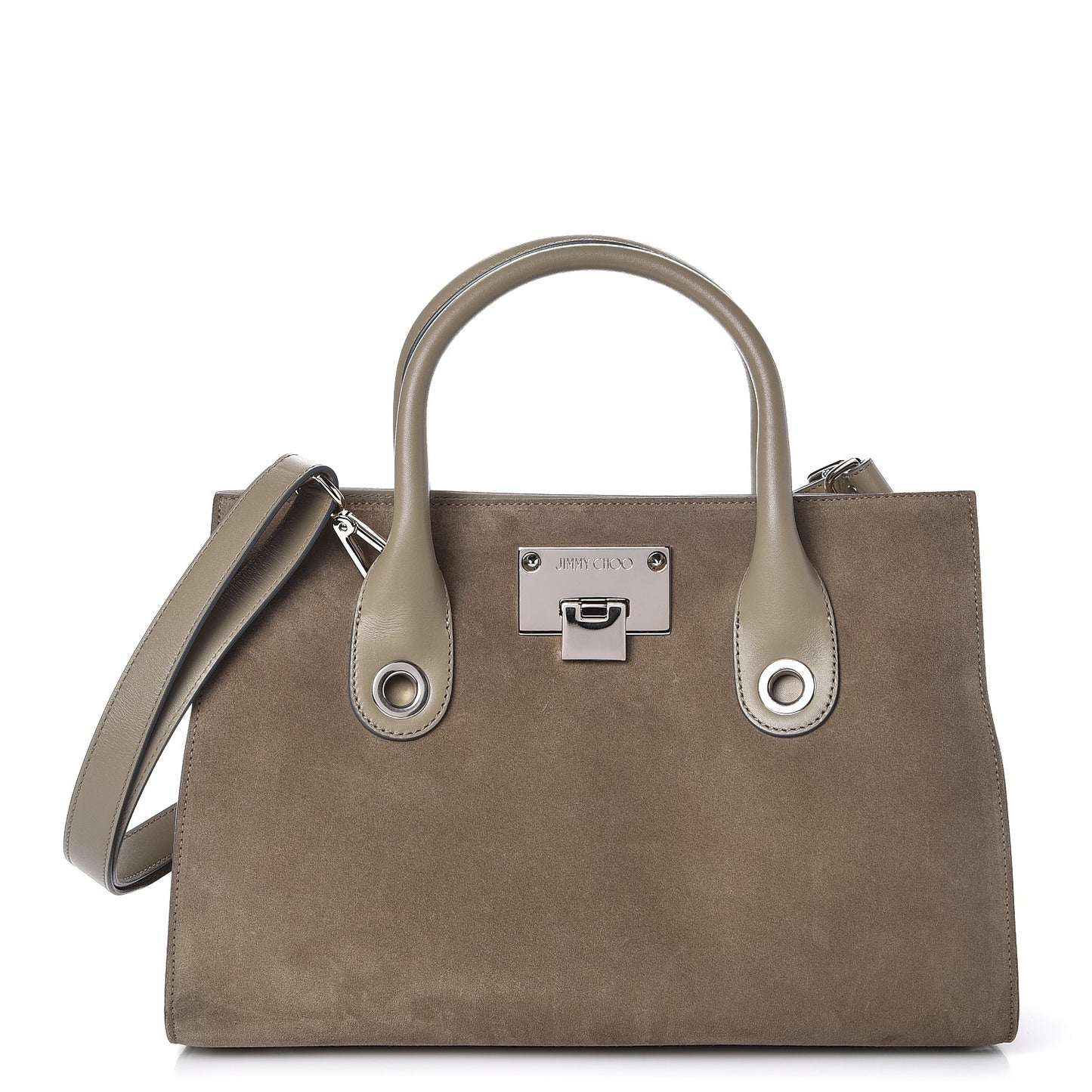 Suede Medium Riley Tote Light Khaki