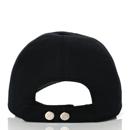 Chanel Cotton CC Cap Hat Black 5 of 8