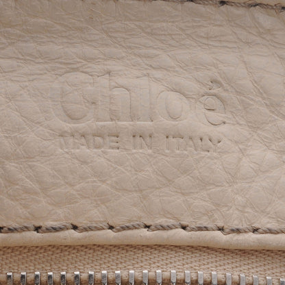 Chloe Leather Medium Paddington Satchel Ivory 11 of 11