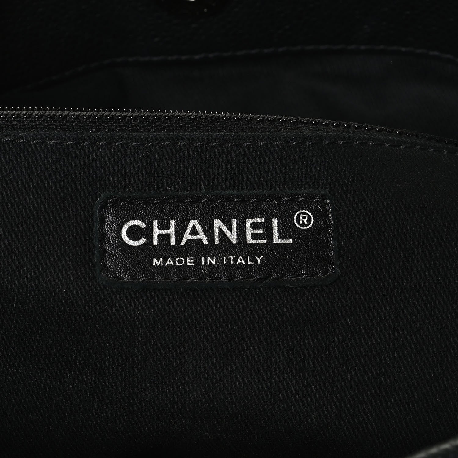 Chanel Caviar Quilted CC Timeless Soft Tote Black 6 of 11