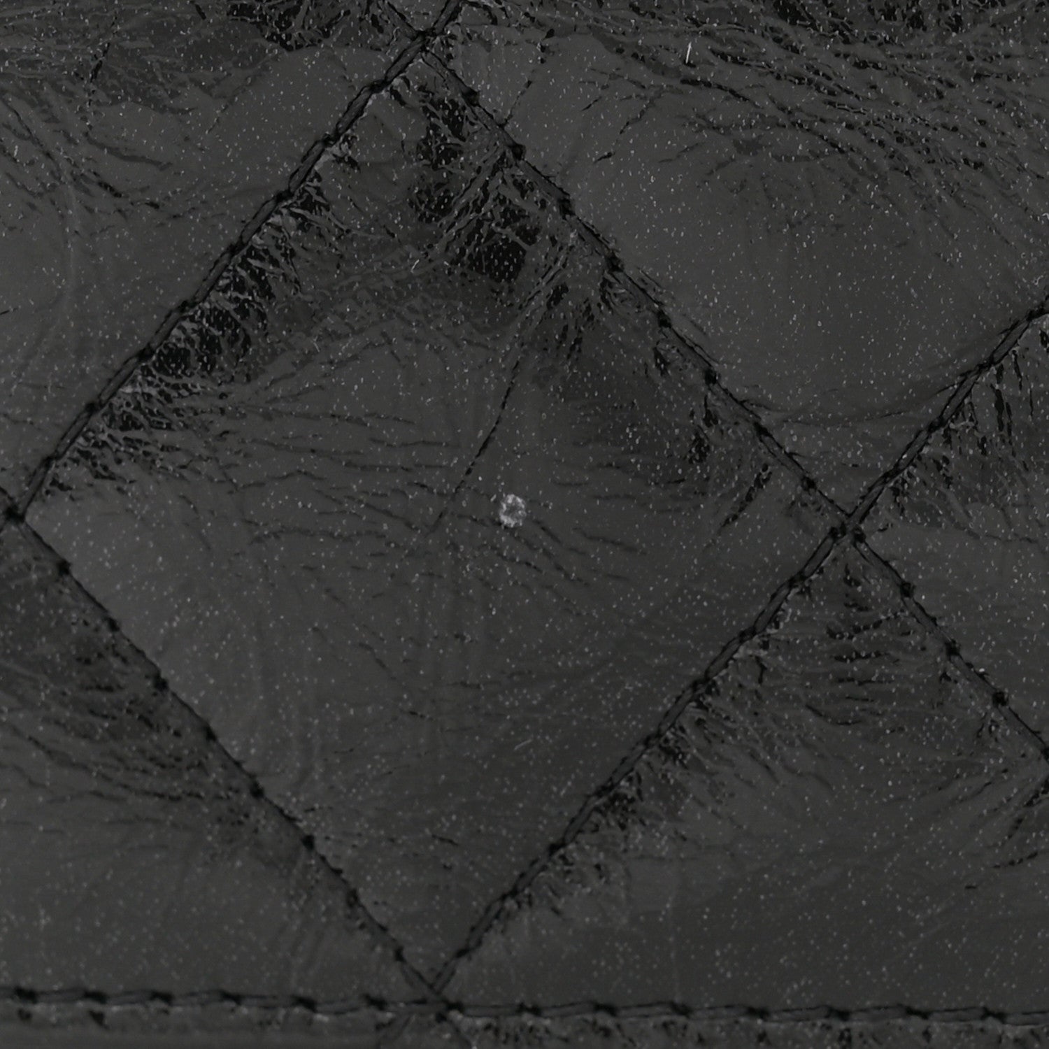 Chanel Glazed Aged Calfskin Reissue Wallet On Chain WOC  So Black 11 of 12