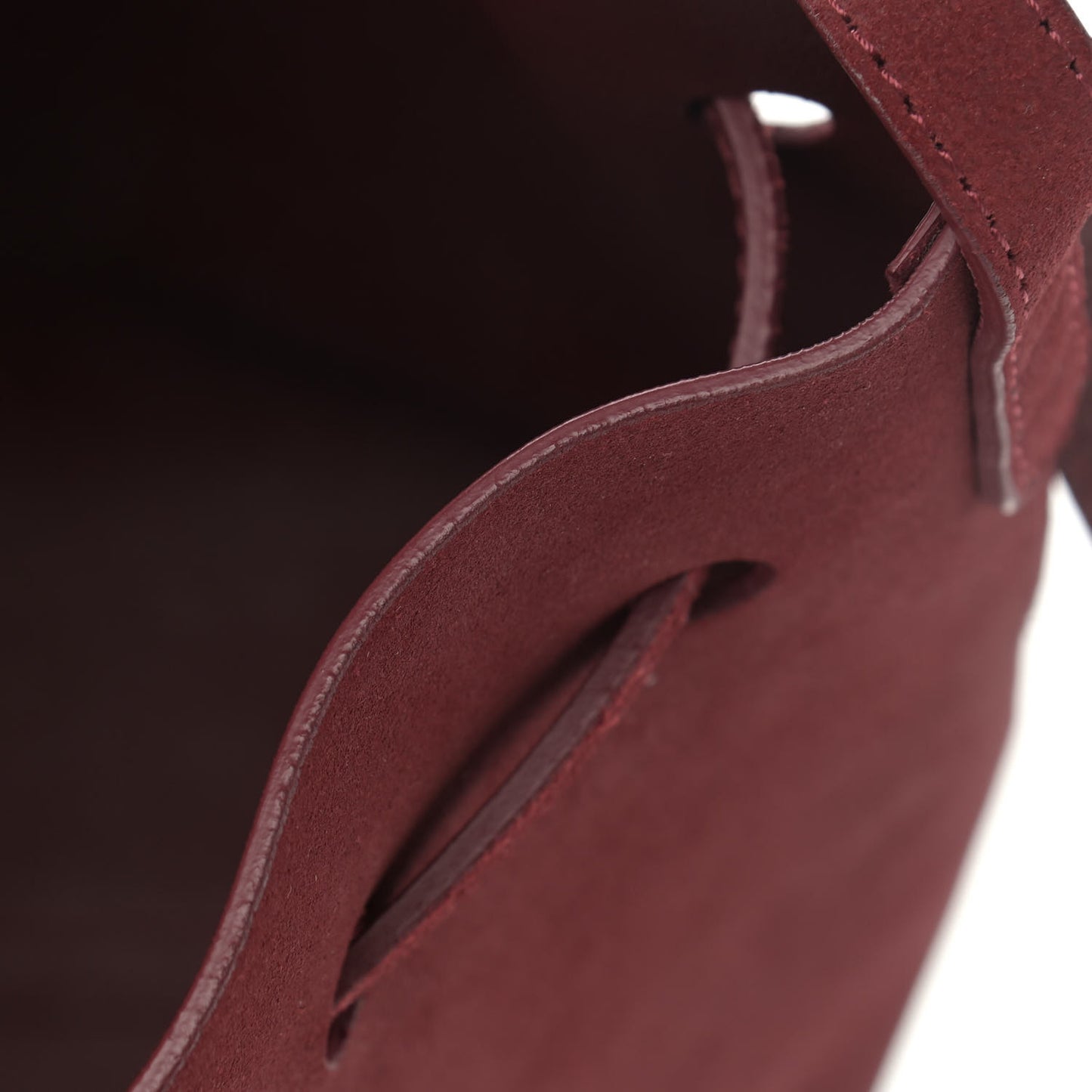 Suede Mini Bucket Bag Rococo